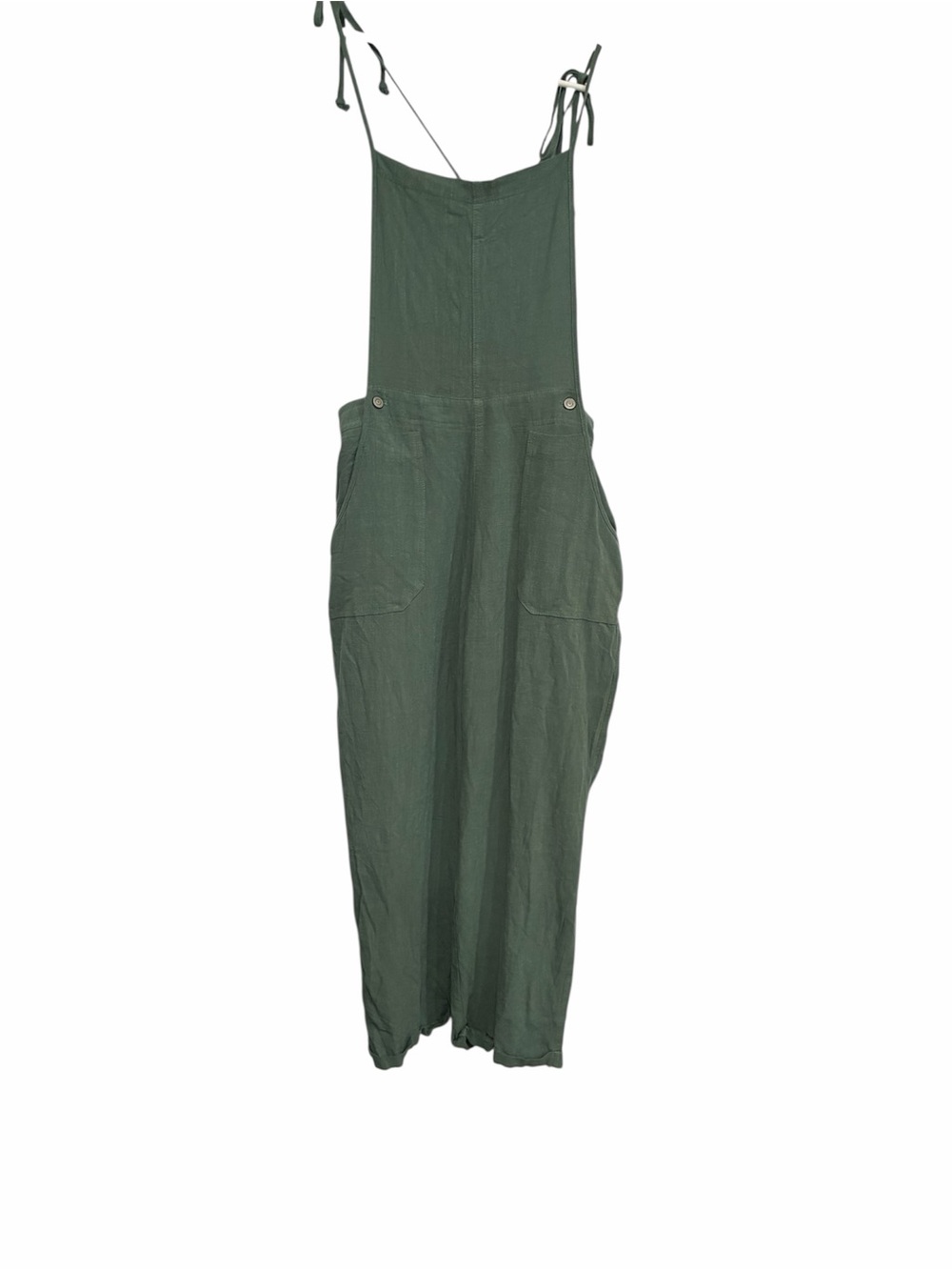 Papermoon Olive Green Tie-Shoulder Jumpsuit